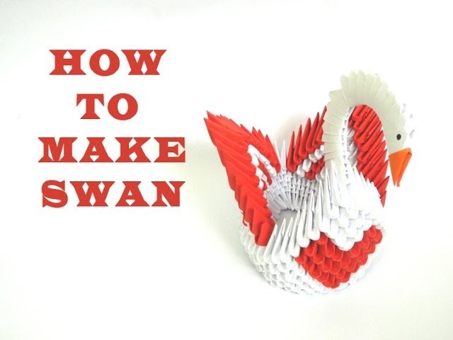 How to make 3D Origami Swan 2 (HD)