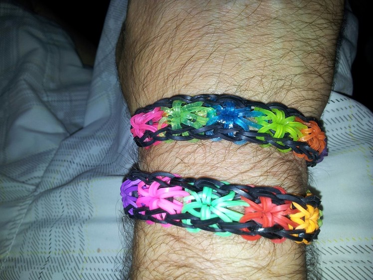 HOW TO MAKE A RAINBOW LOOM STARBURST BRACELET (EASY STEP BY STEP FOR BEGINNERS)