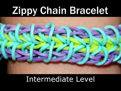How to make a Rubber Band Zippy Chain Bracelet - Medium Level
