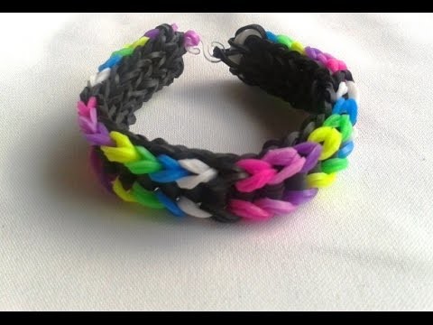 How to make elastic bracelets with rubber bands and without Loom