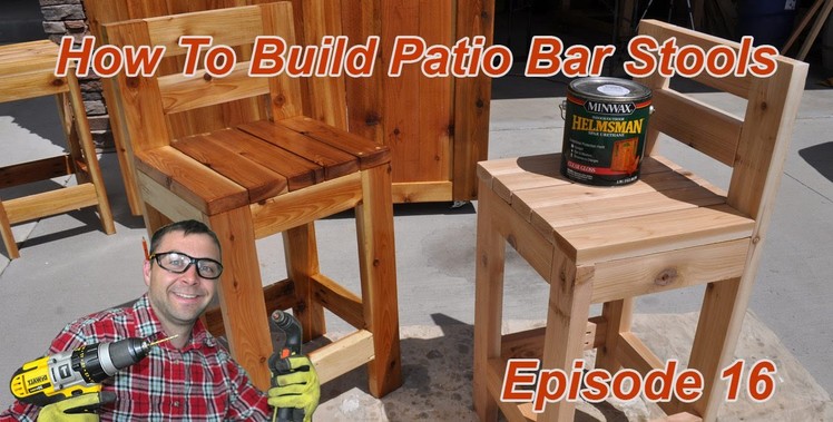 How to Make Simple Bar Stools