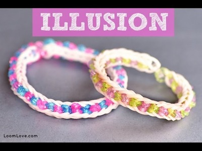 How to Make the Illusion Rainbow Loom Bracelet EASY