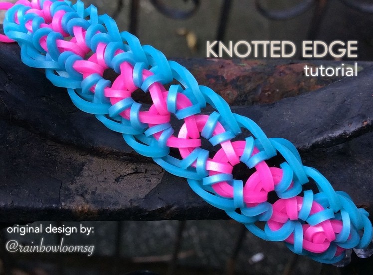 KNOTTED EDGE Hook Only bracelet tutorial