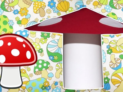 Learn how to make Paper Mushroom | Easy DIY Craft Tutorial | Kids Home decor Tips