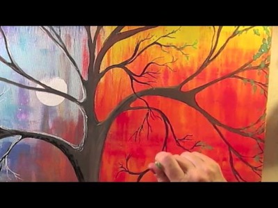 Learning to Paint an Apple Tree at Night