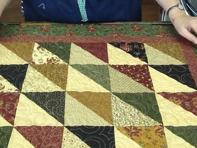 Make a "Light and Dark" Quilt Using Turnovers - Turnover Week