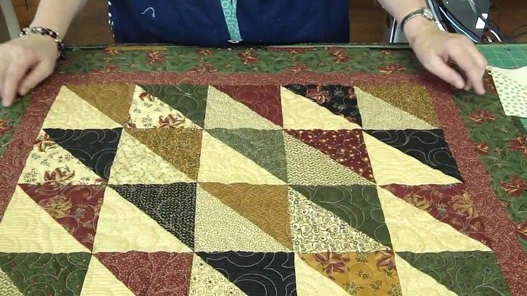 Make a "Light and Dark" Quilt Using Turnovers - Turnover Week