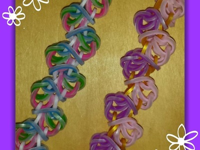 NEW "Psychedelic Jelly Babies" Hook Only Rainbow Loom Bracelet. How To Tutorial