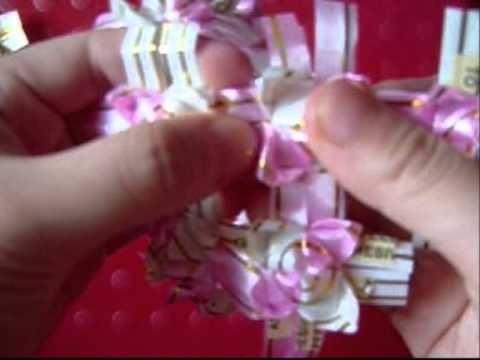 PRETTY ribbon heart, ball & chandelier tutorial part 3