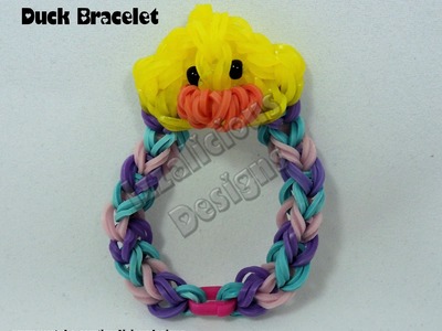 Rainbow Loom Duck Charm Bracelet