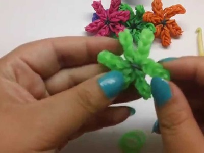 Rainbow Loom Flowerized Shape Bracelet Solid