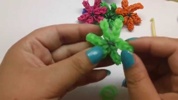 Rainbow Loom Flowerized Shape Bracelet Solid