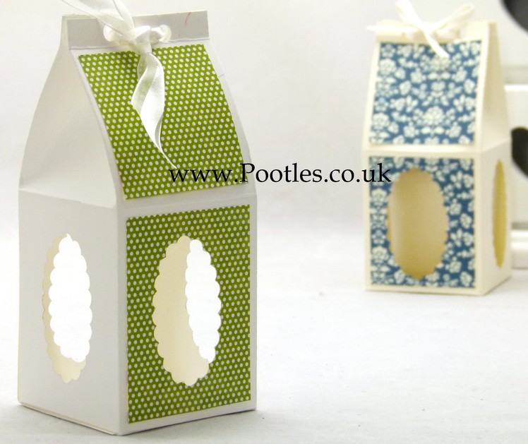 Stampin Up UK Treat Gift Candle Box with Windows