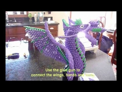 This is My Secret Way to Create a 3D Origami Dragon(American Dragon)
