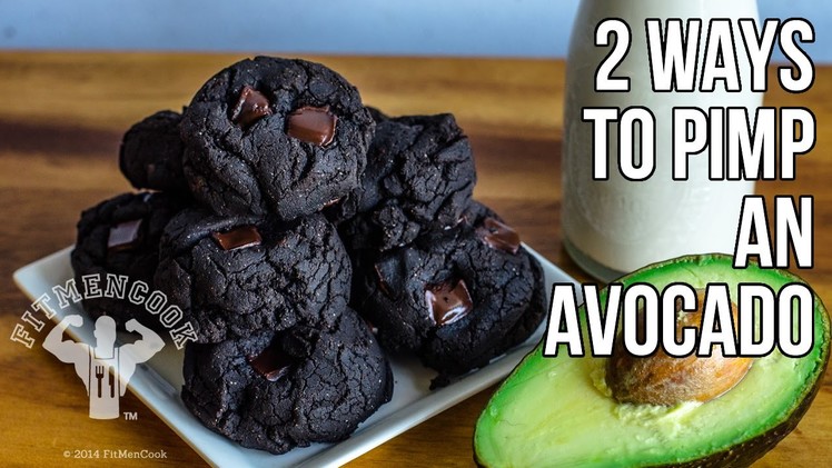 2 Ways to Pimp Avocado - Hummus & Dark Chocolate Cookies. Hummus de Aguacate y Galletas