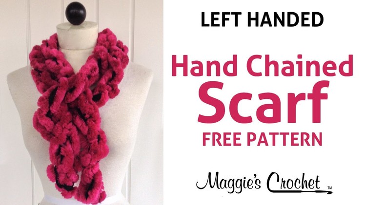 3 Minute Starbella Artic Hand Chained Ruffled Scarf - Left Handed