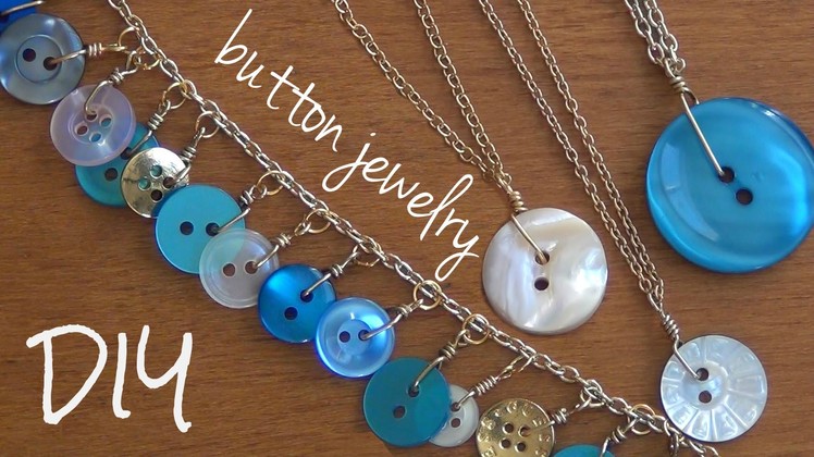 Button Jewelry ♥ DIY