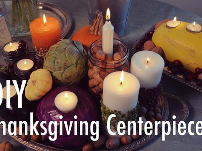 Creative Thanksgiving Centerpiece DIY with Mr. Kate