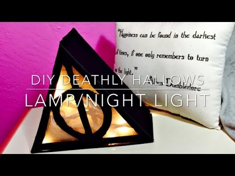 DIY Deathly Hallows Lamp.Night light
