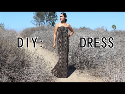 DIY: Easy Bandeau Dress