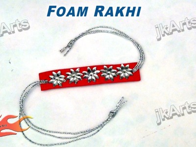 DIY Foam Rakhi for Raksha Bandhan  JK Arts 288