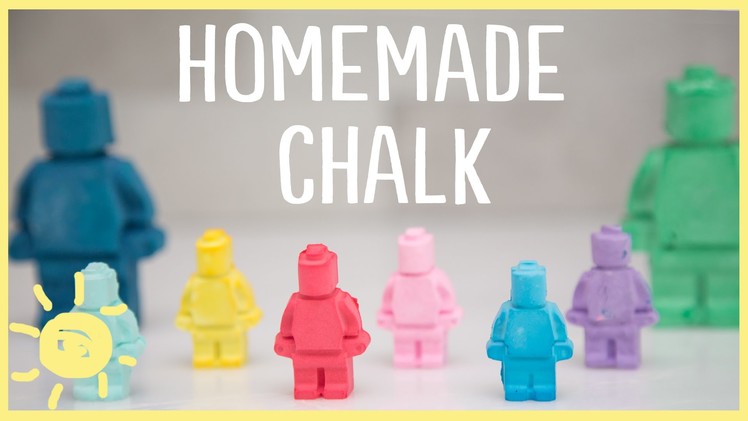 DIY | Homemade Chalk (Only 2 Ingredients!)