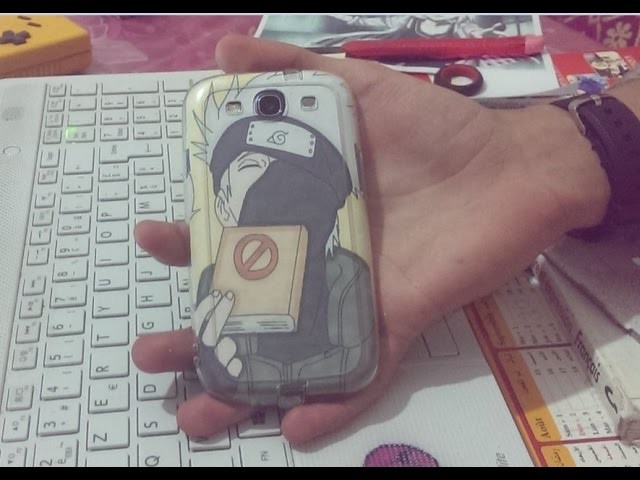 DIY : How to make easy anime phone case