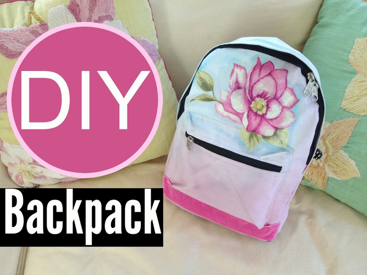 DIY Ombre Backpack for Back to School | by Michele Baratta