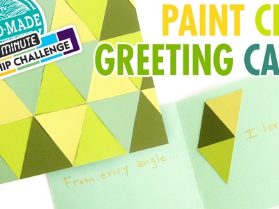 DIY Paint Chip Greeting Card - Meg's 30 Minute Craft Challenge - HGTV Handmade