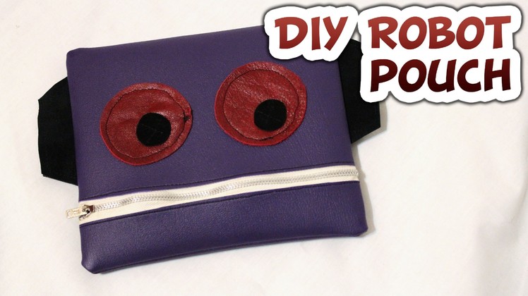 DIY Robot Zipper Pouch - Whitney Sews