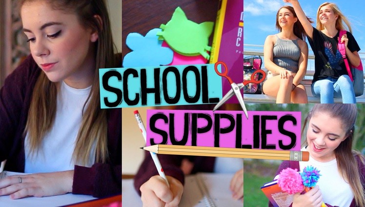 DIY School Supplies. Easy & Affordable Ideas for Back to School 2015