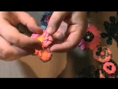 Flower tutorial, Curled Down