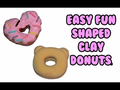 Fuwa Fuwa Clay Donuts For Decoden Tutorial.
