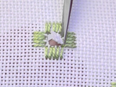 Hardanger Embroidery- Satin stitch
