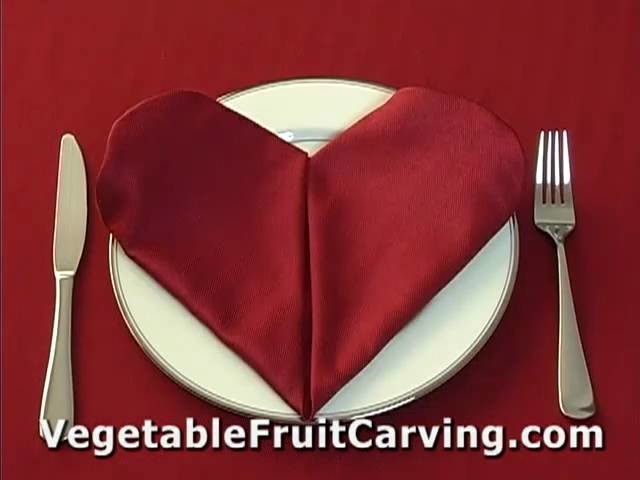 Heart Napkin Fold