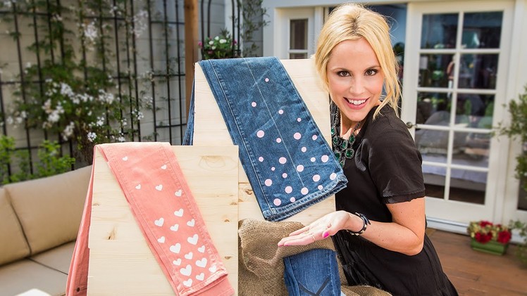 Home & Family - DIY Floral Jeans with Jessie Jane