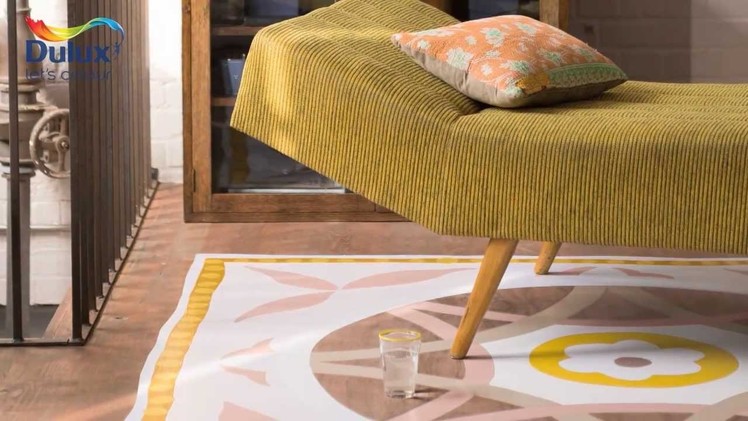 How to create a hand-painted rug - Dulux