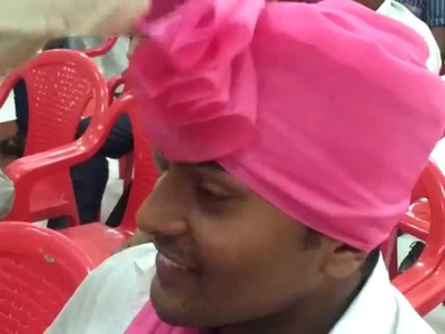 How to drape Marathi Pheta (Maharastrian Turban)