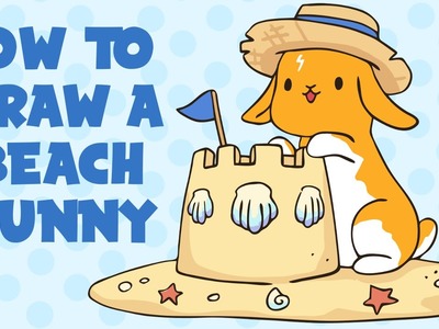 How to Draw a Beach Bunny | Drawing Tutorial (FREE TEMPLATE)
