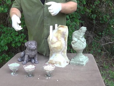 How to make concrete statues using latex rubber molds - Part 3 What you need to mix concrete