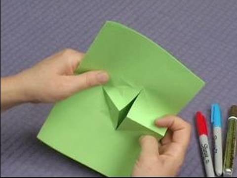 How to Make Pop-Up Cards & Envelopes : How to Make a Pop-Up Frog Card: Part 2