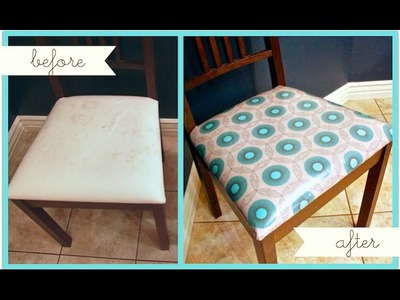 How To Reupholster Dining or Kitchen Chairs