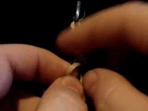 How To Tie a Left Half Knot Spiral for Hemp Jewelry