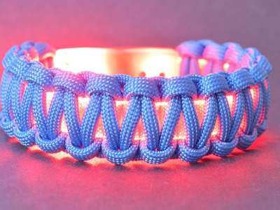 How to Wrap a Lightbanz or Flashbanz LED Bracelet with Paracord - BoredParacord