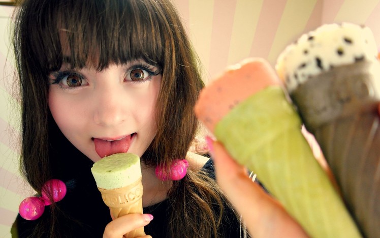 Japanese NO MELT Ice Cream!