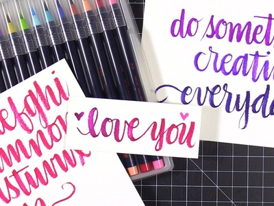 JetPens Haul - Akashiya Sai Watercolor Brush Pens