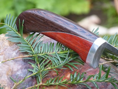 Knife making: Hunting knife with special handle