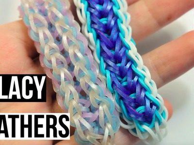 Lacy Feathers Bracelet | Rainbow Loom Tutorial | One Loom