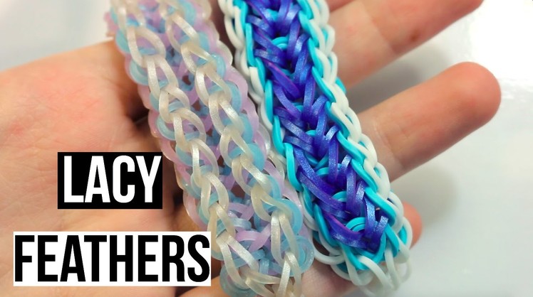 Lacy Feathers Bracelet | Rainbow Loom Tutorial | One Loom