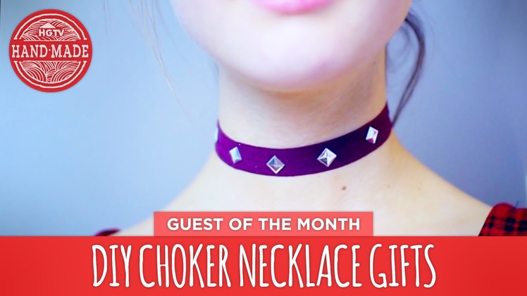 MayBaby DIY Choker Necklace - HGTV Handmade